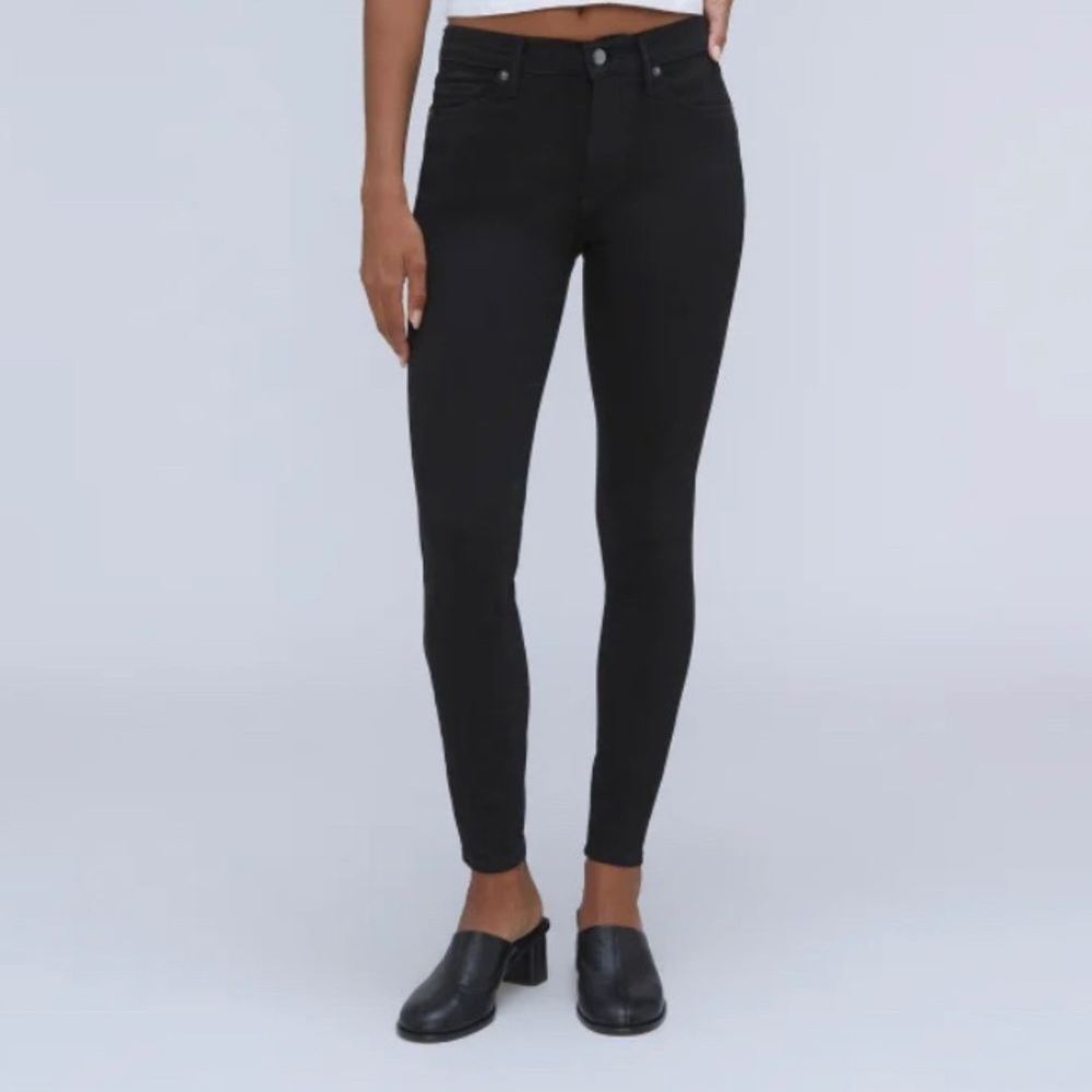EVERLANE - mid rise stretch skinny jeans - size 26 tall